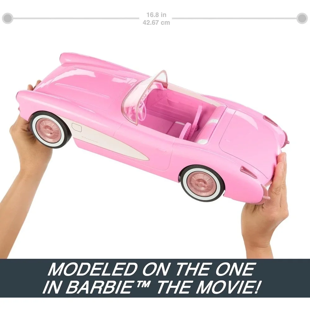 Barbie‎ The Movie Pink Corvette RC Car Hot Wheels Remote Control NEW NIB